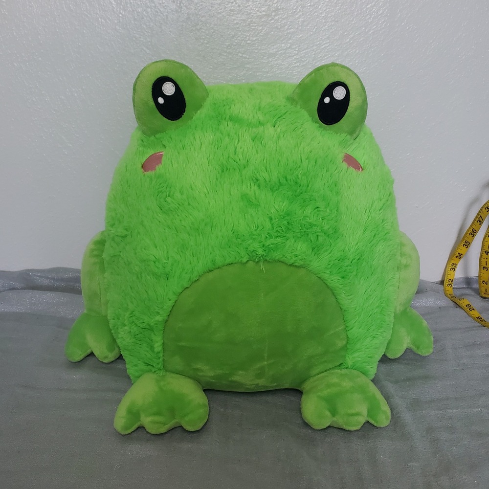 Squishable Comfort Food Green‎ Frog Plush 15 Inch Round Fuzzy Stuffed Animal Toy